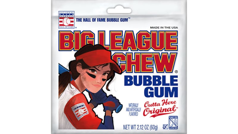 For years, the shredded gum’s pouch has featured a big muscle-bound man, but the company says...