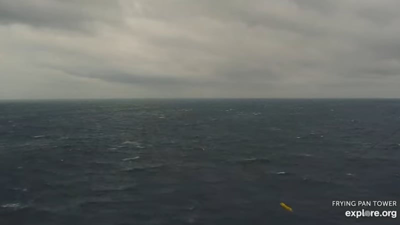 The tower is some 39 miles off Cape Fear.