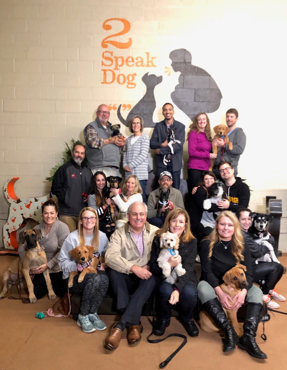 2SpeakDog puppy socialization graduation class photo