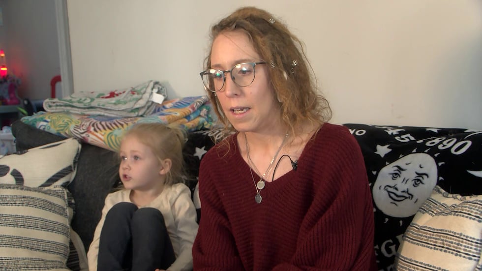 Gabrielle Burnett, with her daughter Christina, talks about how Forward Foundation helped her.