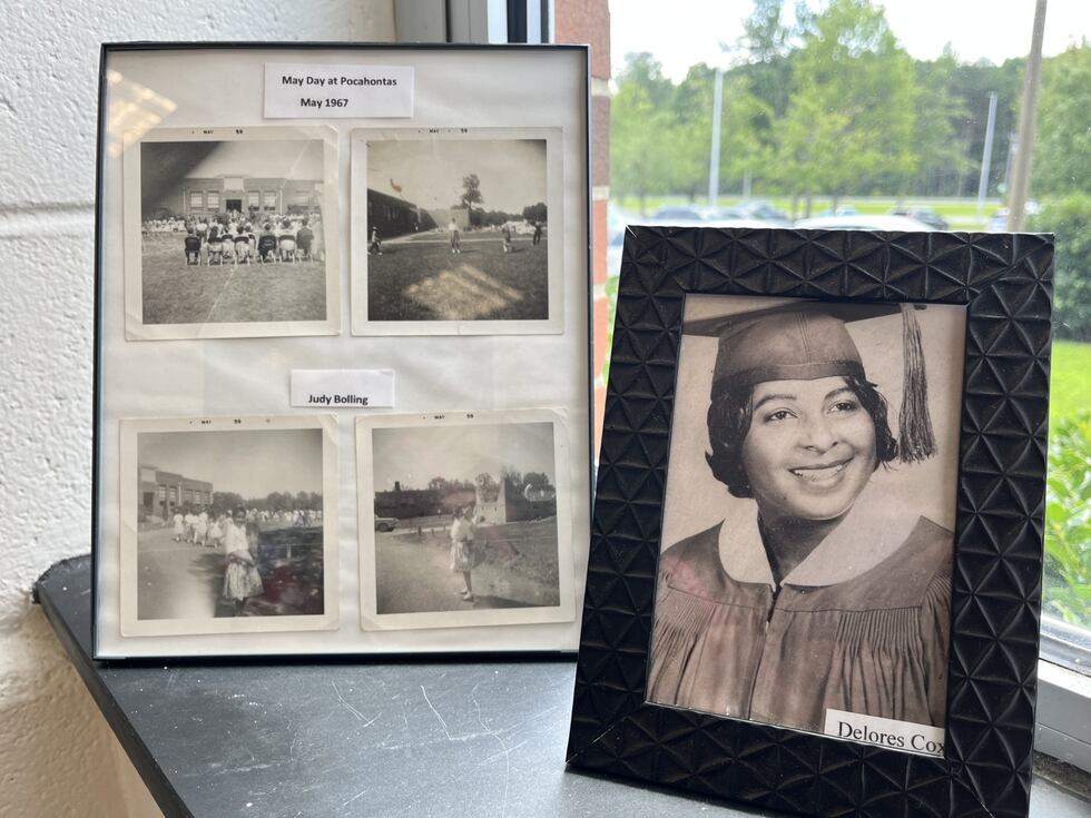 Photos of students who went to the school