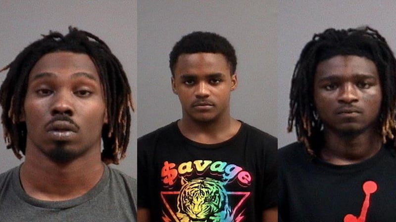 Left to right: Zhaquon L. Coleman, Maurice B. Lee and d Demitrius K. Waddey