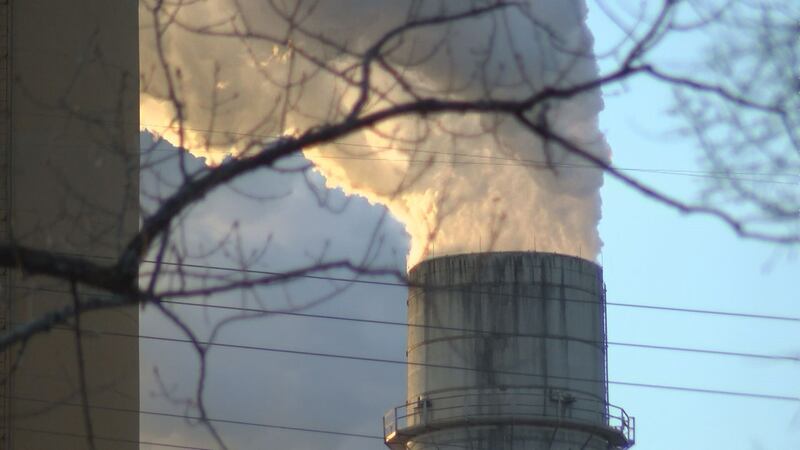 Coal ash is one of the by-products of burning coal, seen at Dominion's Chesterfield Power...