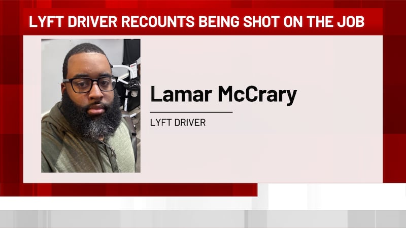 Lamar McCray said it was his first ride of the night.