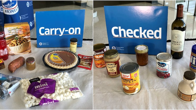 Thanksgiving Foods: Which items you can put in your carry-on & checked