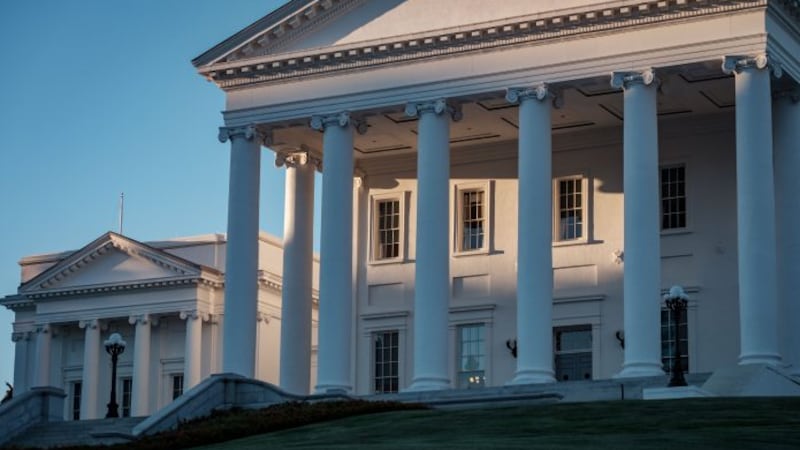 The Virginia State Capitol.