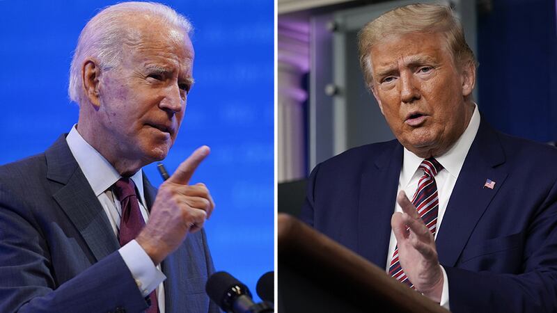 Joe Biden (AP Photo/Andrew Harnik) and Donald Trump (AP Photo/Carolyn Kaster)