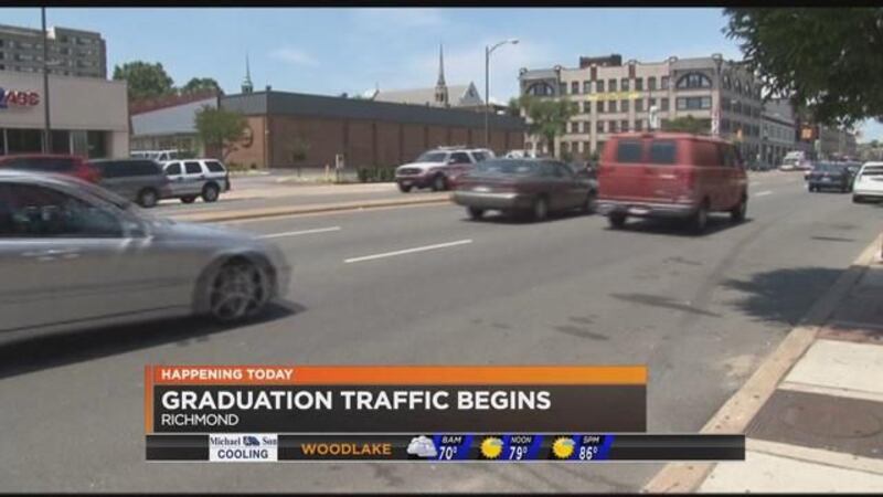 TRAFFIC ALERT: Getting through graduation traffic on W. Broad St.