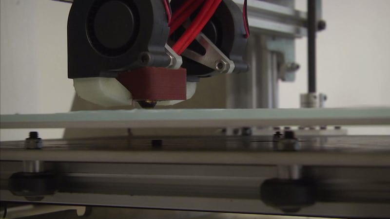 OESH shoes in Charlottesville has started using its 3-D printers to develop respirator face...