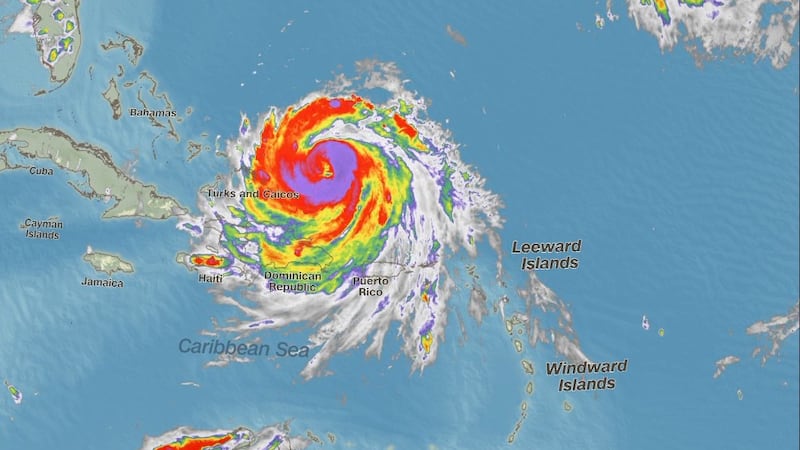 Hurricane Erin was forecast to bring tropical storm conditions to the Turks and Caicos Islands...