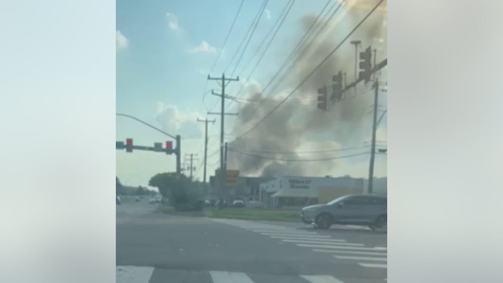 Posao na Midlothian Turnpikeu u gradu Richmond oštećen je u utorak, 8. srpnja, u požaru.