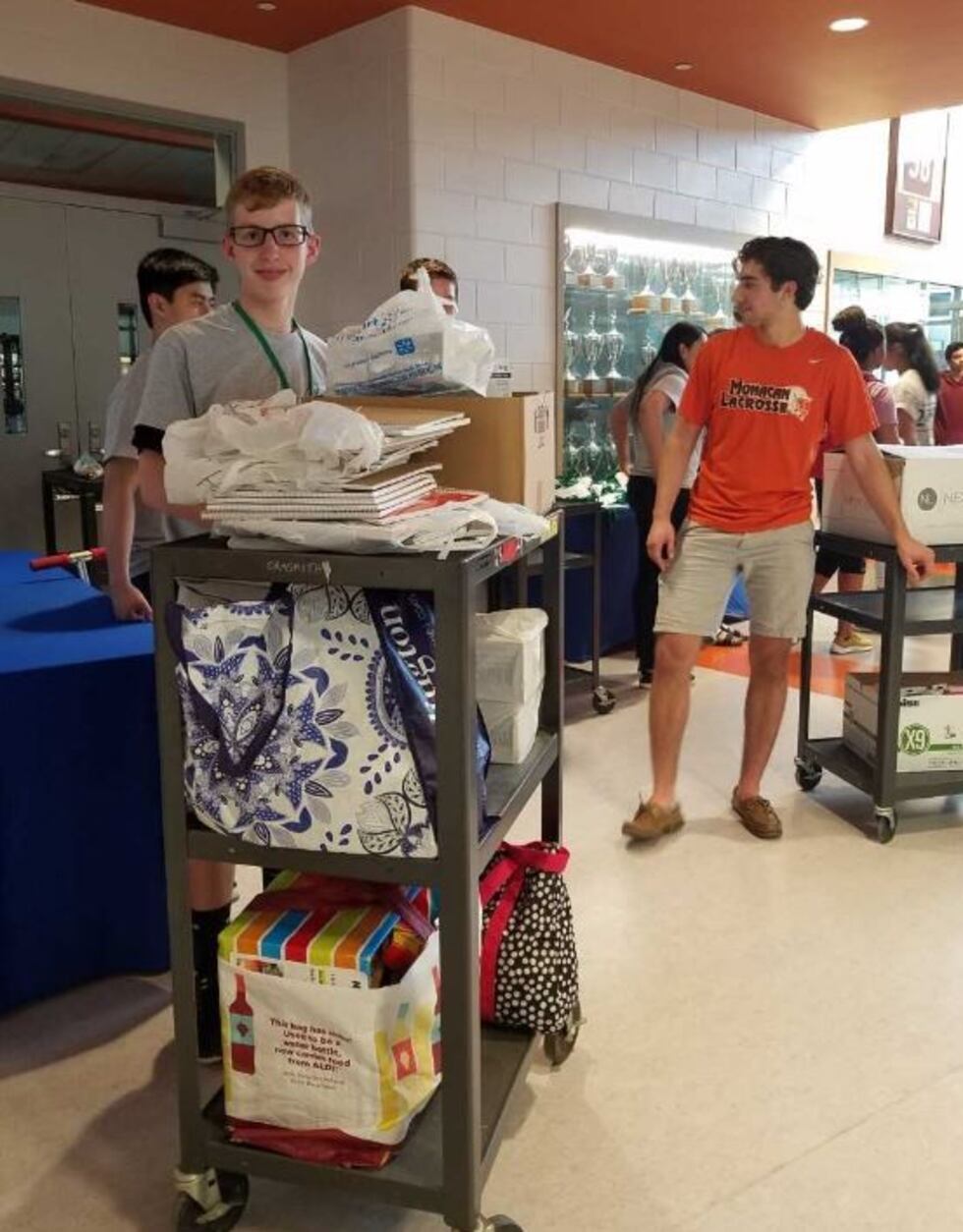 Students have gathered to help those living in the Virgin Islands. (Source: Sandy Stewart)