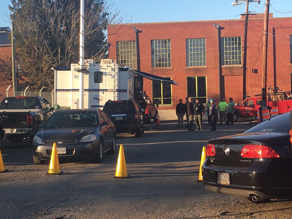 Richmond Police brought in their incident command unit and combed through the ash with the ATF.