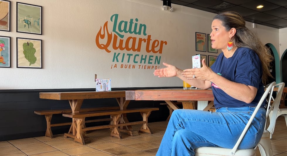 America DeLoach talks about the Latino Farmer's Market.