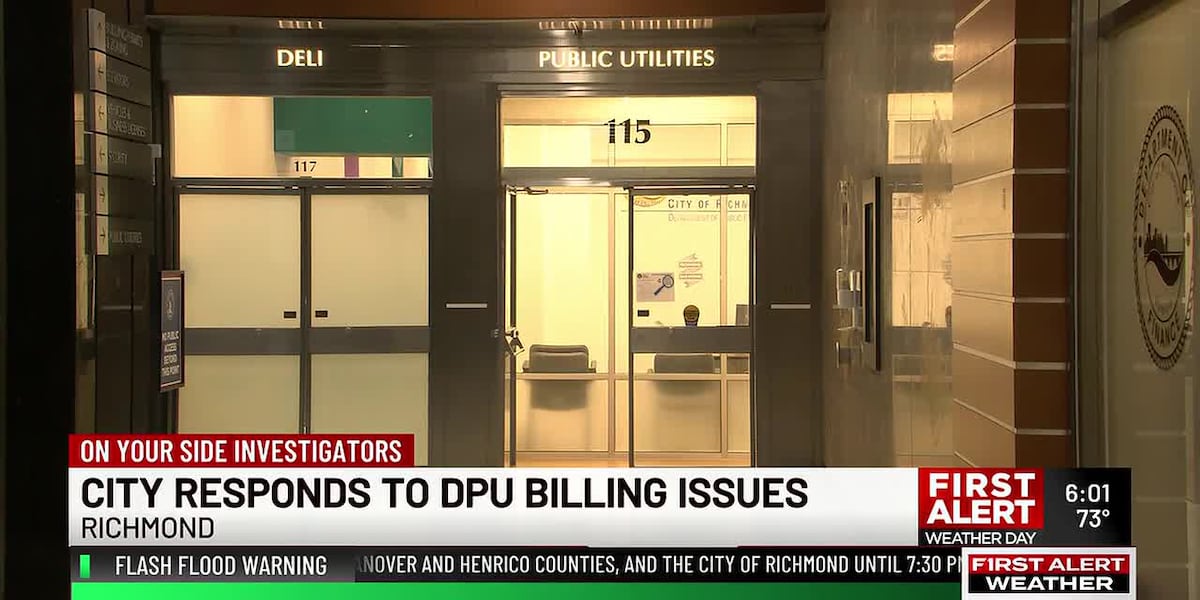 Richmond utility billing update: Bills, new account numbers, and more staff coming City says progress is slow but ongoing as DPU works to resolve account and payment issues