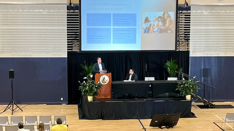 Medical experts address the science behind addiction at the inaugural Regional Recovery Day...