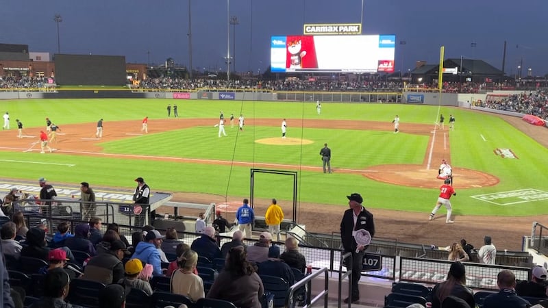 The Richmond Flying Squirrels' Opening Night at CarMax Park on April 7.