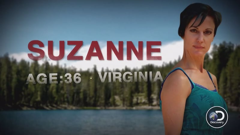 Ashland mother Susanne Taylor competes on "Naked and Afraid." (Source: Discovery Channel)