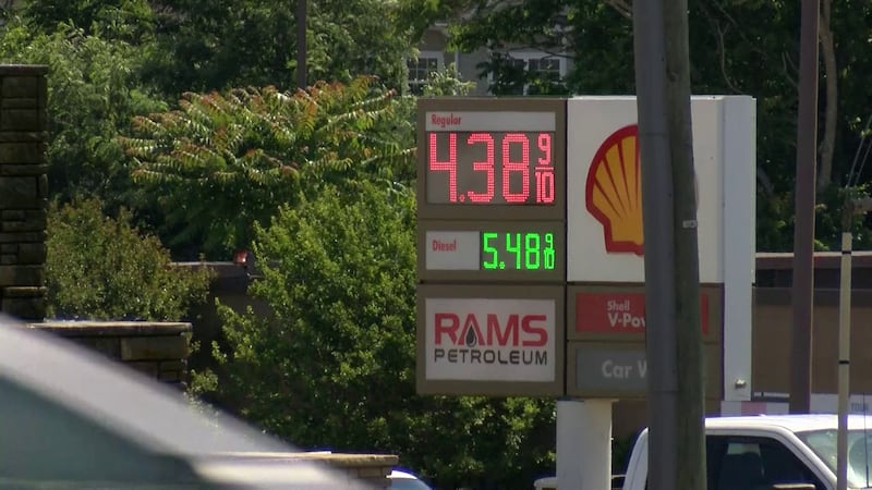 Gas prices in Central Virginia ahead of the Memorial Day holiday.