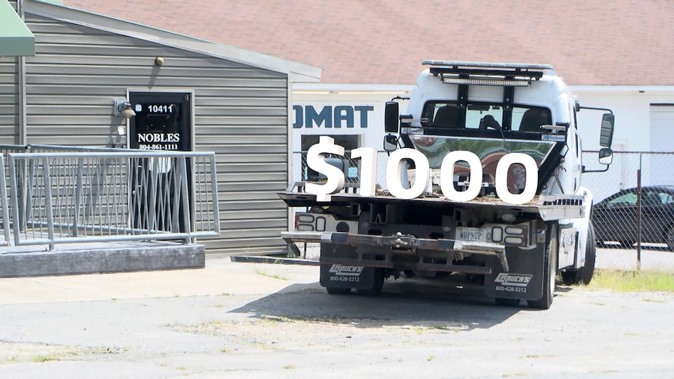 12 On Your Side reached out one more time by phone to Nobles Towing and was told, "We follow...