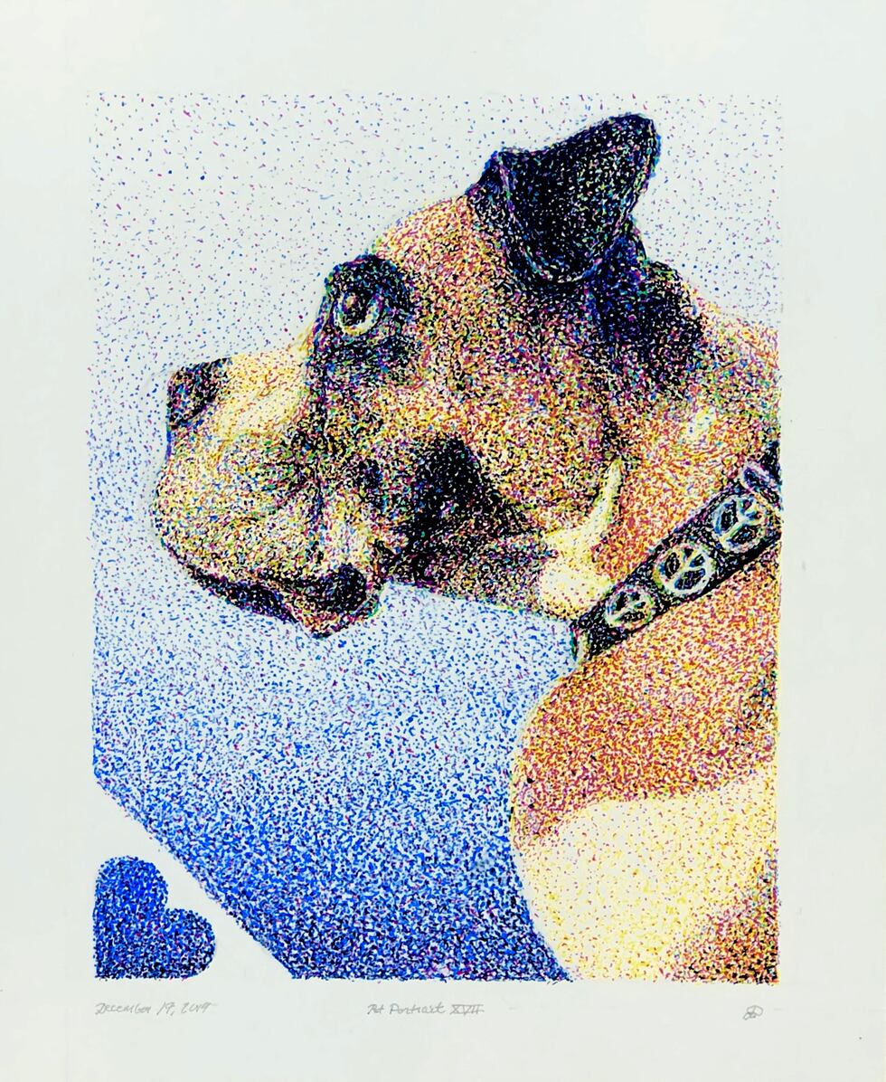 Stippling Artwork drawn by Jacob Daley