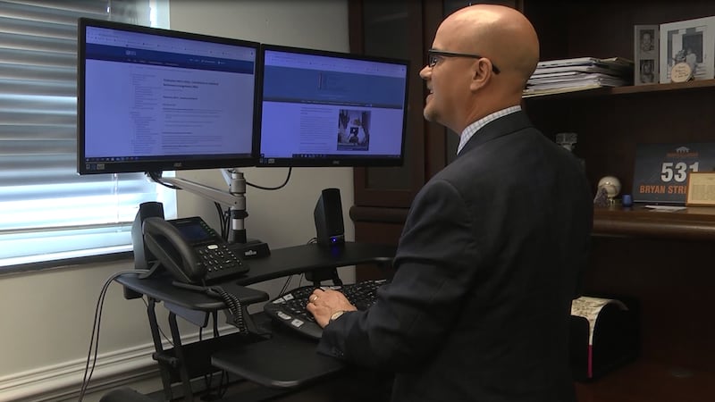 Financial planner Bryan Strickland is urging people not to panic about the stock market's...