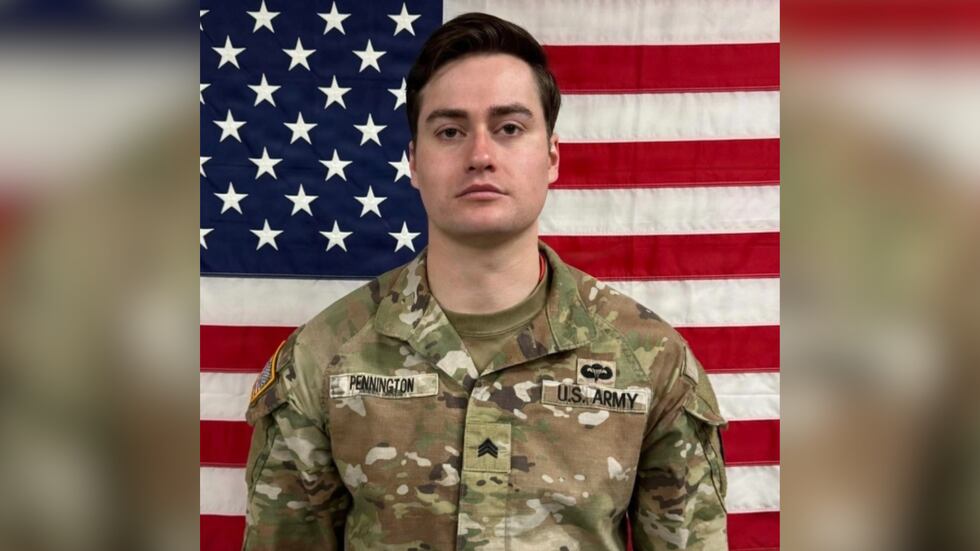 Sgt. Benjamin N. Pennington, 26, died after an attack at Prince Sultan Air Base in Saudi Arabia.