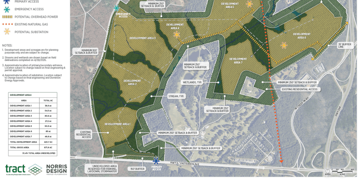 Developers aim to build massive data center campus in eastern Goochland Published : Jul. 11, 2026 at 4:07 AM GMT+2 | Updated : 9 minutes ago