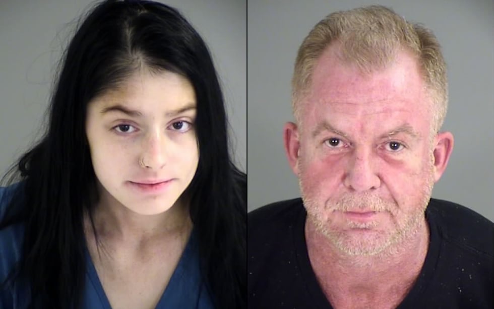 Sydney Crowe, 21, and Michael Hardy, 52, were arrested on Wednesday by Henrico Police.