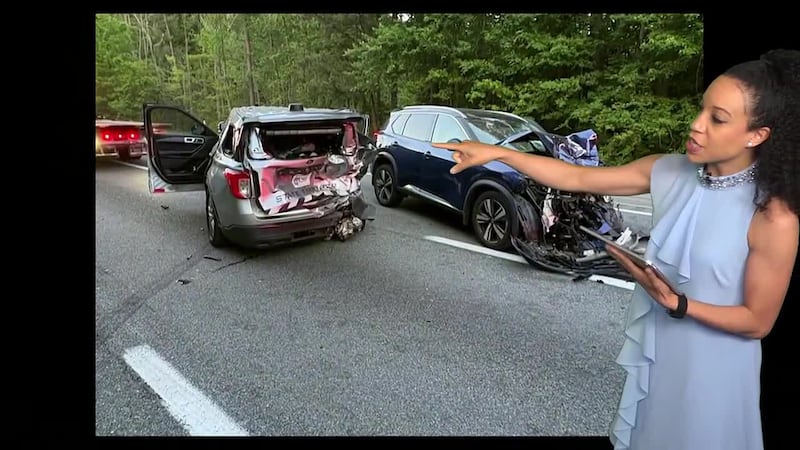 Virginia State Police trooper was injured Friday morning while working a crash scene on...