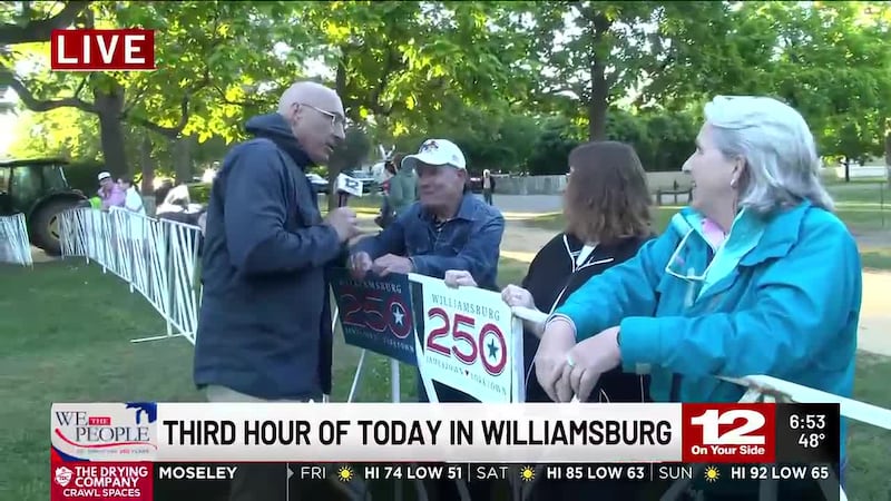 The third hour of "Today" is live on Friday from Virginia.