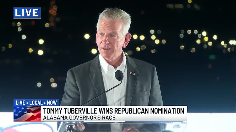 Sen. Tommy Tuberville wins Republican nomination for governor