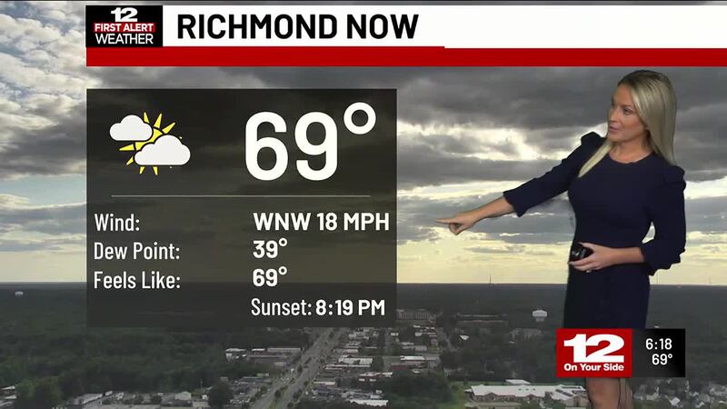 Temperatures continue to run below average until the end of next week.