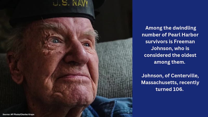 Freeman Johnson recalls tragic day and shares his memories of serving with the Navy during...