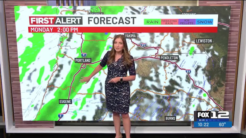 Here's your FOX 12 Oregon Sunday evening forecast for May 24, 2026.