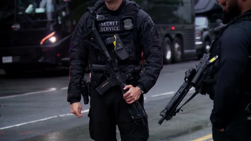 A man who opened fire near a White House security checkpoint is dead after being shot by...