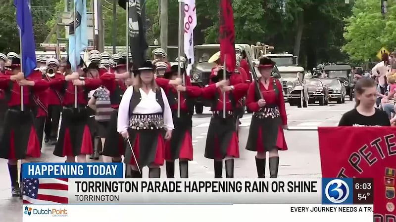 Torrington plans to go on with its Memorial Day parade despite the weather.