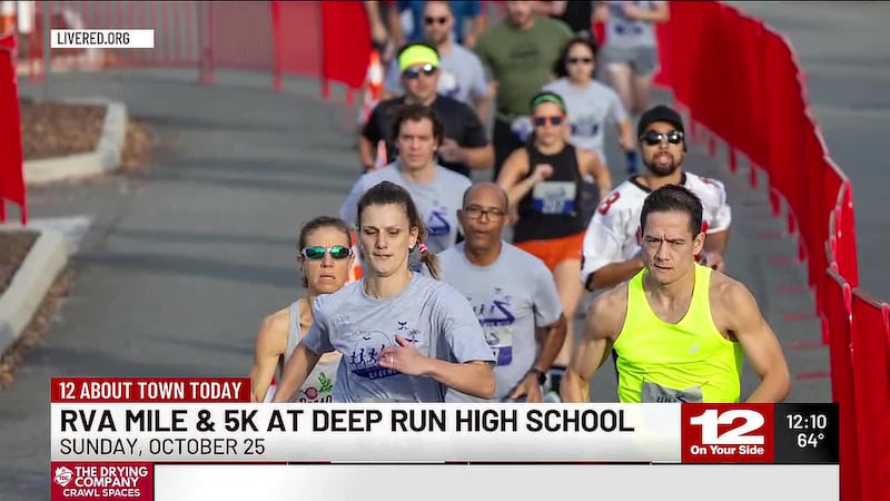 RVA Mile & 5k at Deep Run High School is Sunday, Oct. 25.