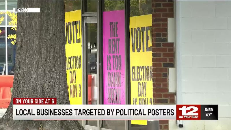 Vandalism across Central Virginia with days until the high-stakes midterm election. Neon signs...
