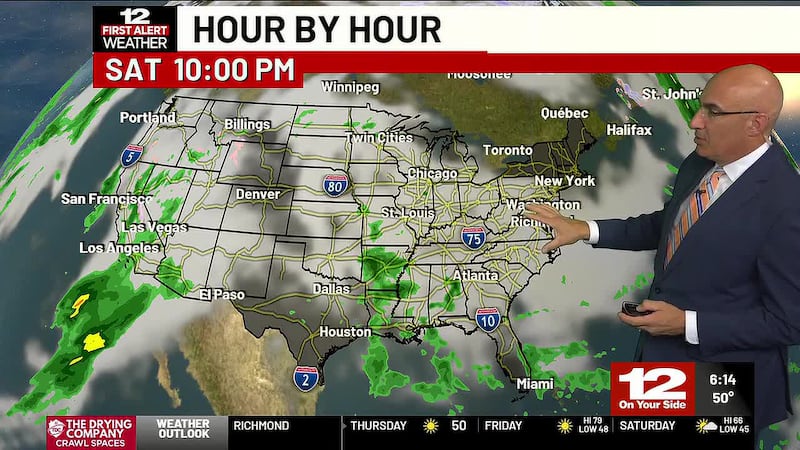 A long run of dry and pleasant weather continues through the weekend.