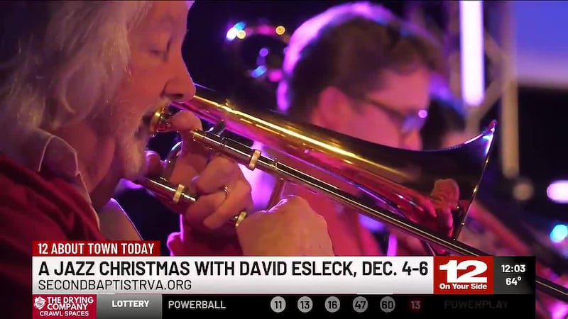 A Jazz Christmas with David Esleck is Dec. 4 to 6 at Second Baptist Church on River Road.