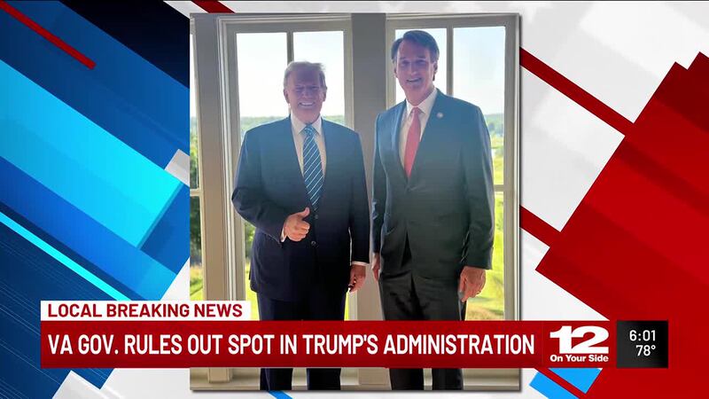 On Thursday, Youngkin spoke with 12 On Your Side’s political reporter, Henry Graff, for the...