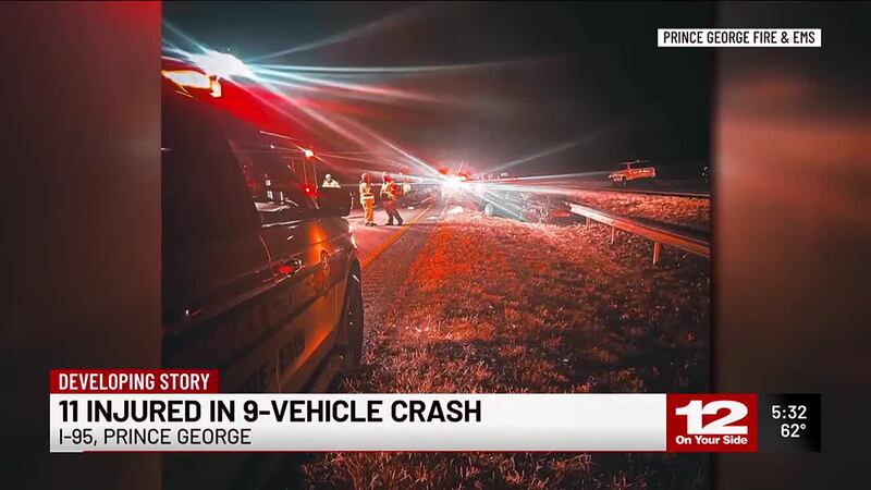 1 person has life-threatening injuries.